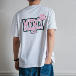Merci - T-Shirt Non Merci College - Blanc
