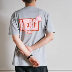 Merci - T-Shirt Non Merci College - Gris