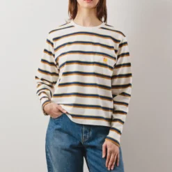 Merci - T-Shirt Nora Stripes - Crème