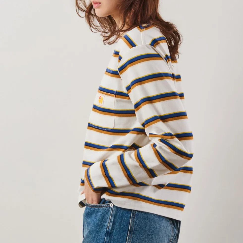 Merci - T-Shirt Nora Stripes - Crème