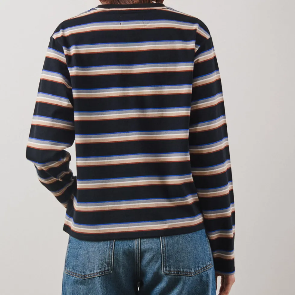 Merci - T-Shirt Nora Stripes - Noir