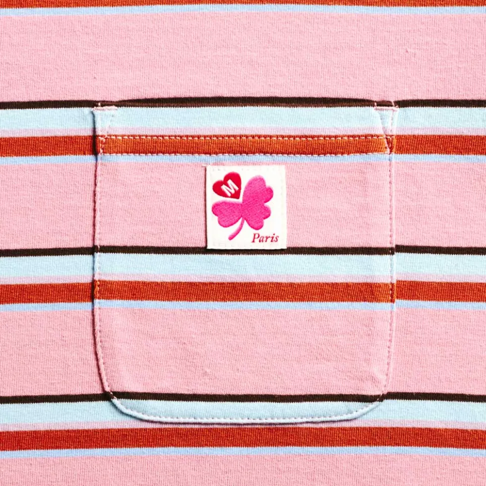 Merci - T-Shirt Nora Stripes - Rose