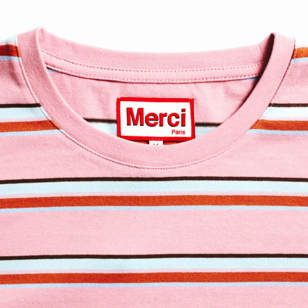 Merci - T-Shirt Nora Stripes - Rose