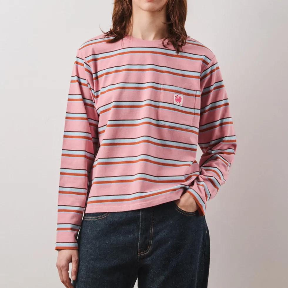 Merci - T-Shirt Nora Stripes - Rose