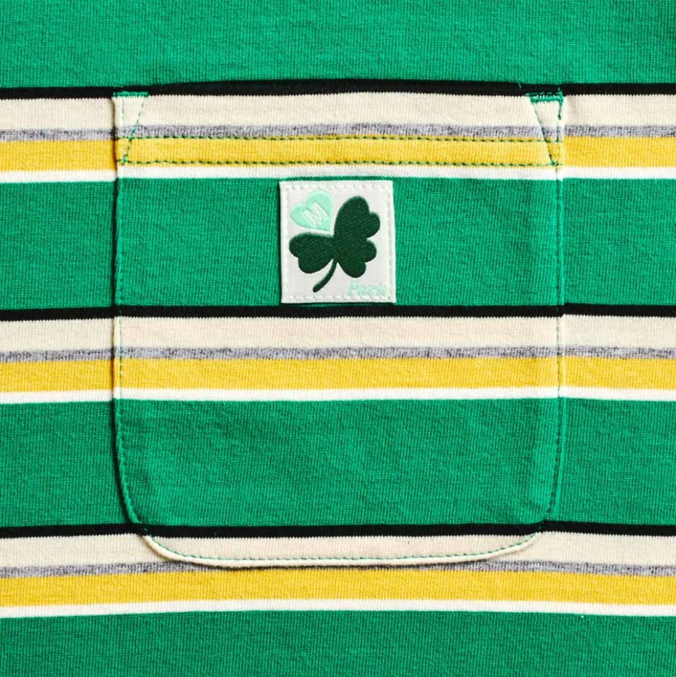 Merci - T-Shirt Nora Stripes - Vert