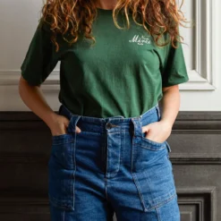 Merci - T-Shirt unisexe Non Merci "Rive Gauche" - Vert