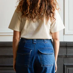 Merci - T-Shirt unisexe Non Merci "Rive Droite" - Beige