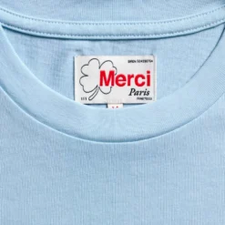 Merci - T-Shirt Vadim - Bleu Ciel