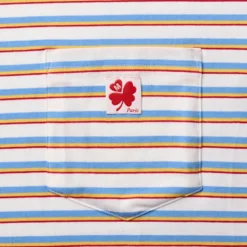 Merci - T-Shirt Vadim Rayé - Blanc & Bleu