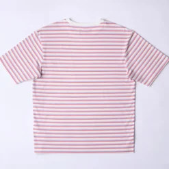 Merci - T-Shirt Vadim Rayé - Blanc & Mauve