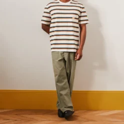 Merci - T-Shirt Vadim Stripes - Crème