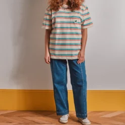 Merci - T-Shirt Vadim Stripes - Rose