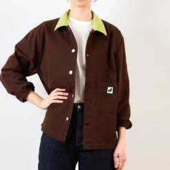 Merci - Veste Marvin - Marron & Citron