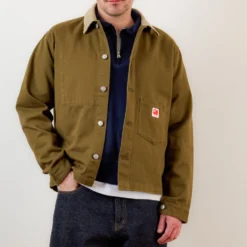 Merci - Veste Marvin - Olive & Crème