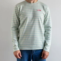 Merci x Armor-lux - Marinière Manches Longues - Bleu