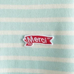 Merci x Armor-lux - Marinière Manches Longues - Bleu