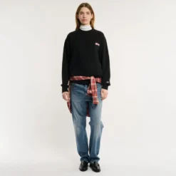 Merci x Champion - Crewneck Merci Patch - Noir