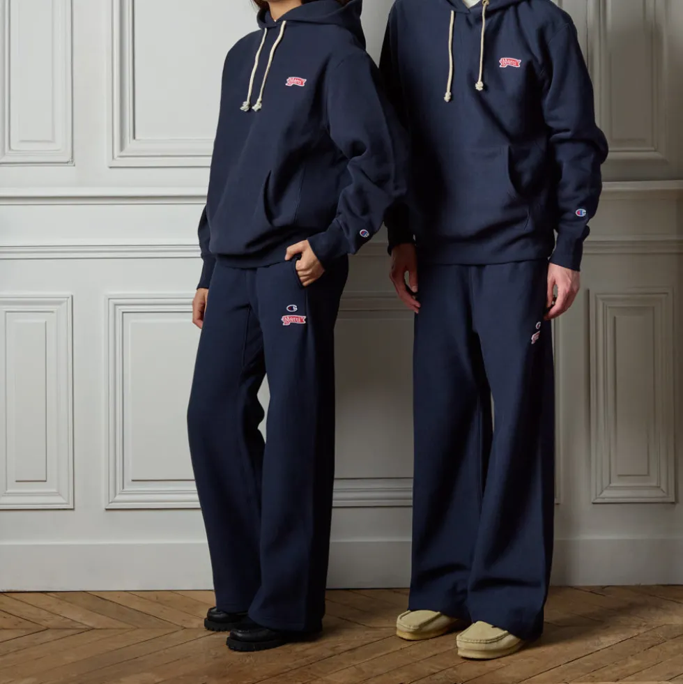 Merci x Champion - Jogging Straight Patch - Navy