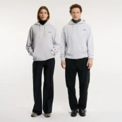 Merci x Champion - Sweat à Capuche Merci Patch- Gris