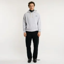 Merci x Champion - Sweat à Capuche Merci Patch- Gris