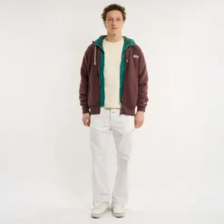 Merci x Champion - Sweat Full Zip Patch - Wine