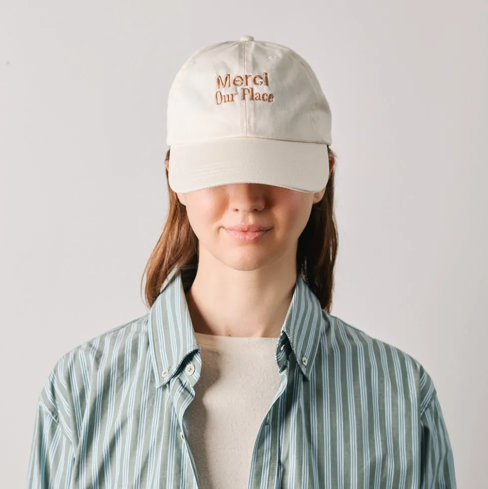 Merci x Our Place - Casquette - Ecru