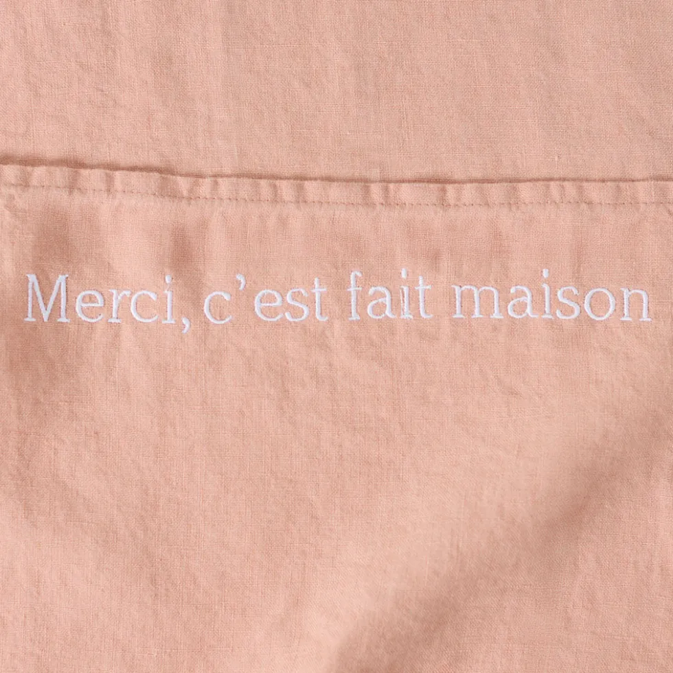 Merci x Our Place - Set de table en lin lavé - Rose Argile