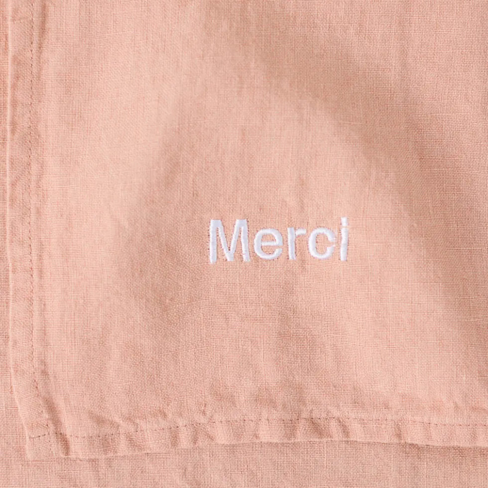 Merci x Our Place - Set de table en lin lavé - Rose Argile