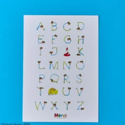Merci x Richard Scarry - Affiche - Alphabet