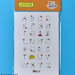 Merci x Richard Scarry - Affiche - Alphabet