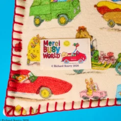 Merci x Richard Scarry - Coussin