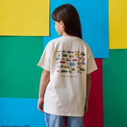 Merci x Richard Scarry - T-Shirt Kids Cars - Écru