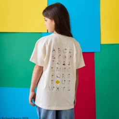 Merci x Richard Scarry - T-Shirt Kids Alphabet - Écru