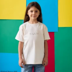 Merci x Richard Scarry - T-Shirt Kids Alphabet - Écru