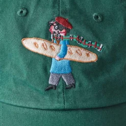 Merci x Shia McShia - Casquette Baguette Man - Vert