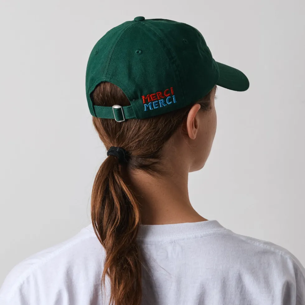 Merci x Shia McShia - Casquette Baguette Man - Vert