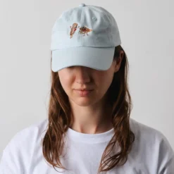 Merci x Shia McShia - Casquette Kids Croissant - Bleu