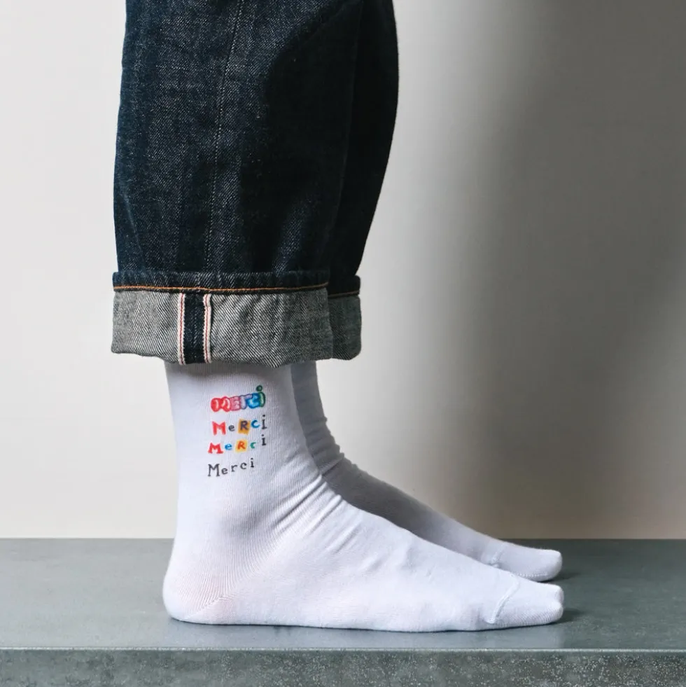 Merci x Shia McShia - Chaussettes Fiat & Merci