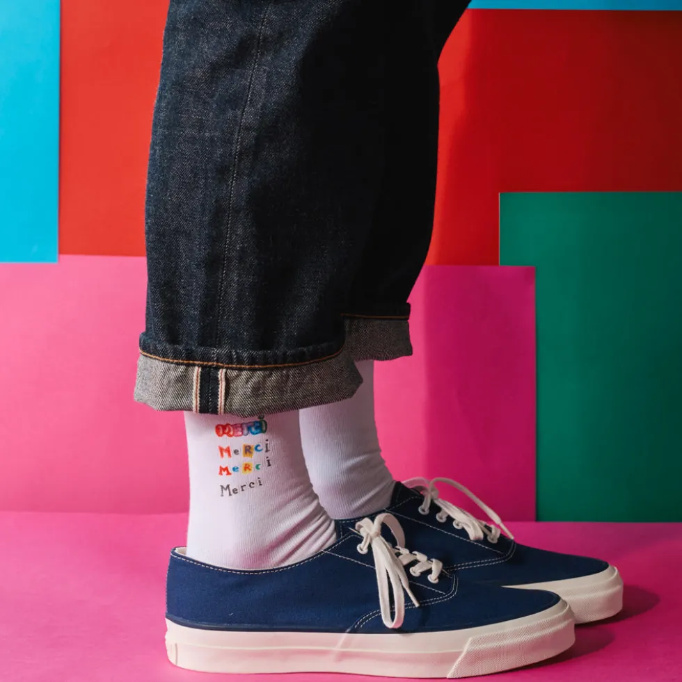 Merci x Shia McShia - Chaussettes Fiat & Merci