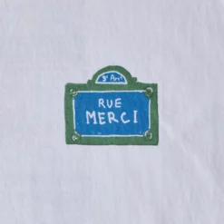 Merci x Shia McShia - T-Shirt Building - Blanc