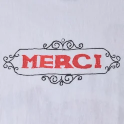 Merci x Shia McShia - T-Shirt Cafe Scene - Blanc