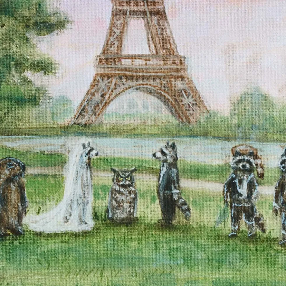 Merci x Travis Chapman - Eiffel Tower Sunset Wedding