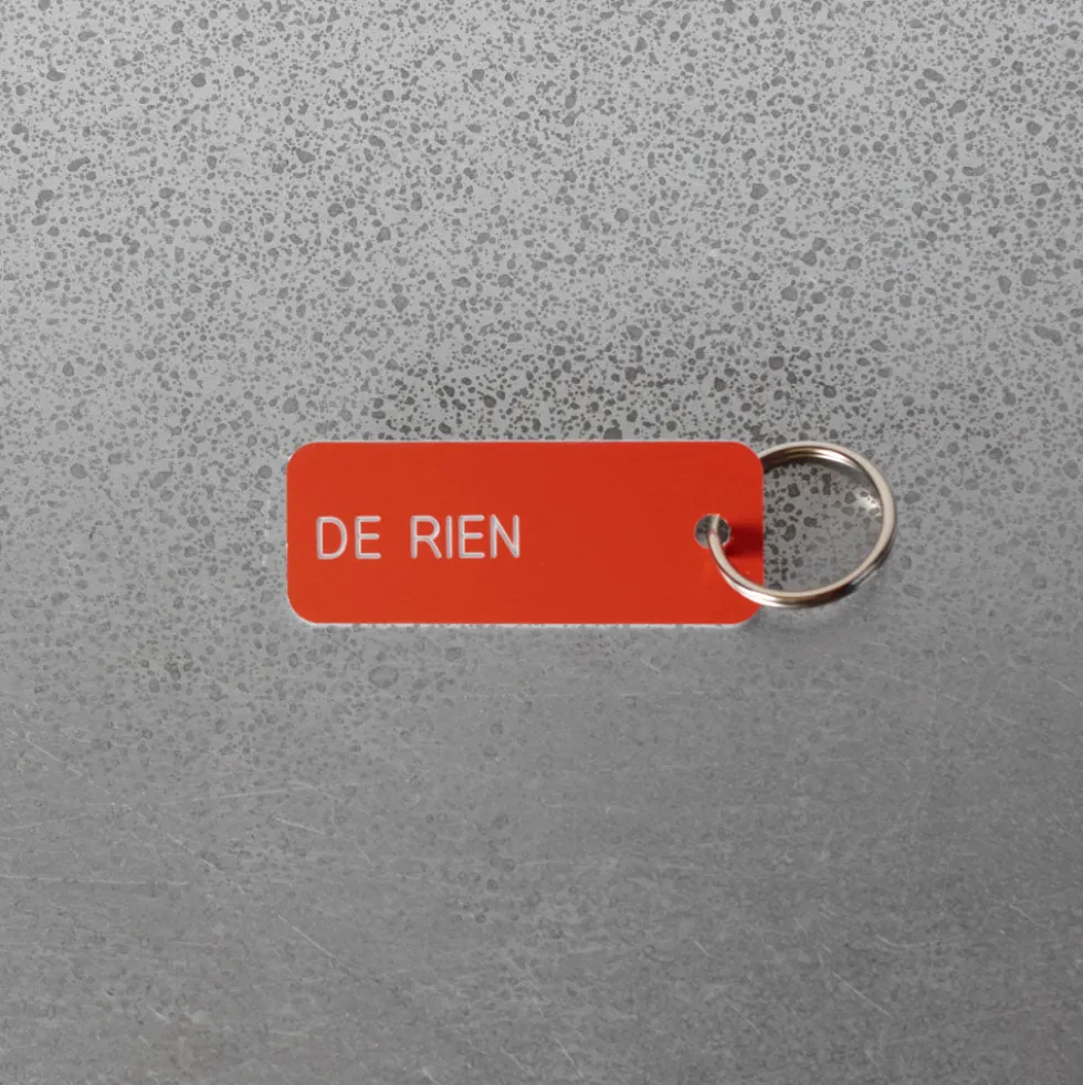 Merci x Various Keytags - Porte-clé "De Rien" - Orange