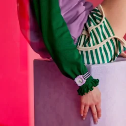 Mini Kyomo - Montre Lavender Field - Lavande & Vert