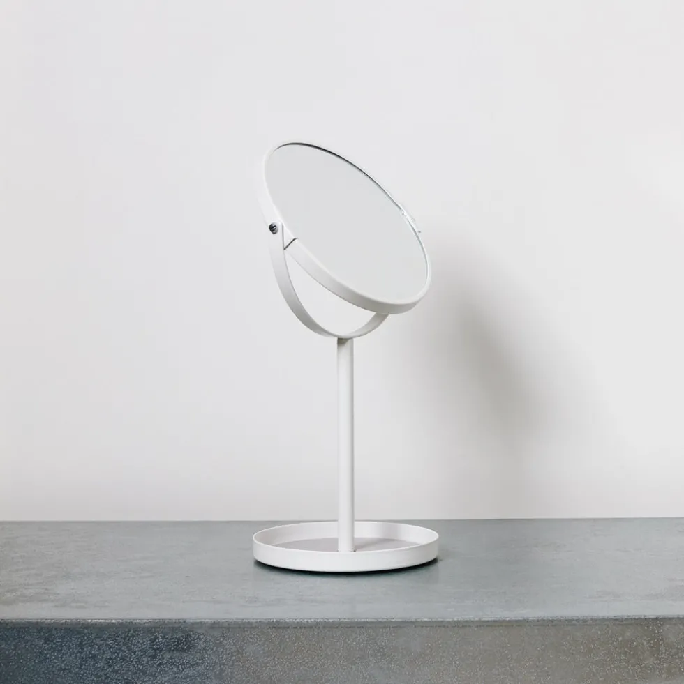 Miroir avec Plateau - Blanc