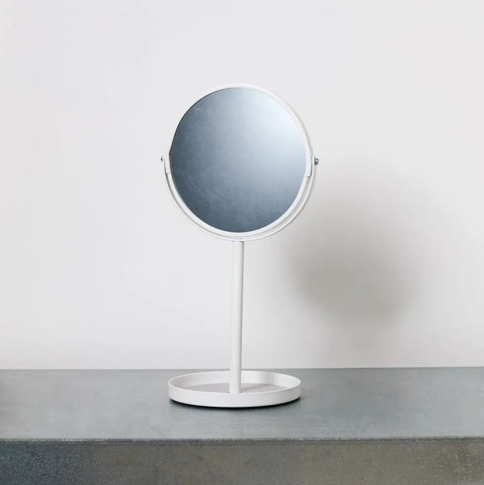 Miroir avec Plateau - Blanc