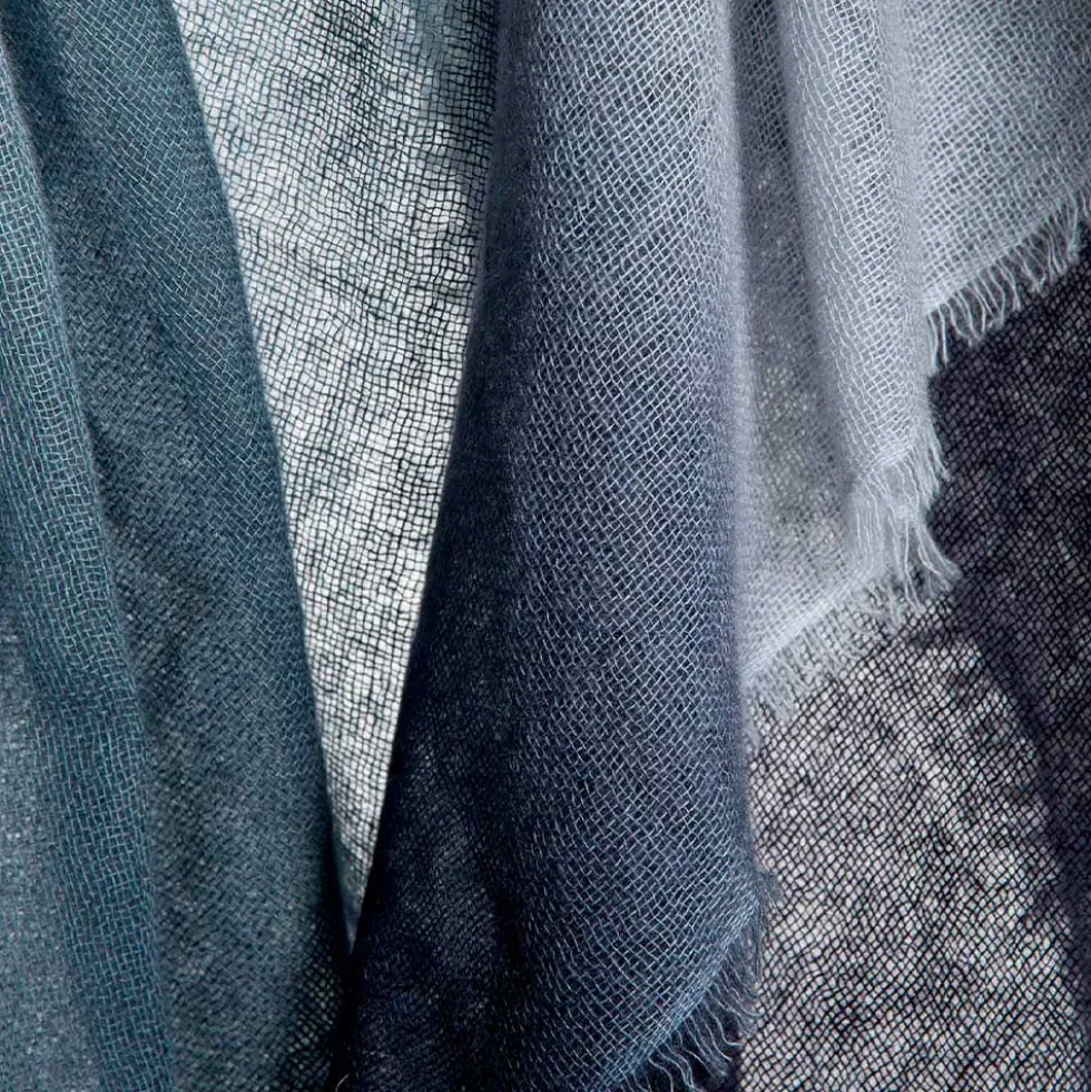 Mirror in the sky - Foulard Soho Baby - Bleu Wind