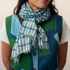 Moismont - Foulard n°769 - Vert bouteille