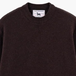 Museum Garments - Maille Boxy - Marron Foncé