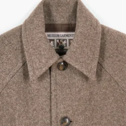 Museum Garments - Manteau Car Coat Raglan - Beige Chiné